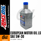 AMSOIL 5W30 LS EUROPEAN FORMULA ENGINE OIL FULLY SYNTHETIC (1 QUART)