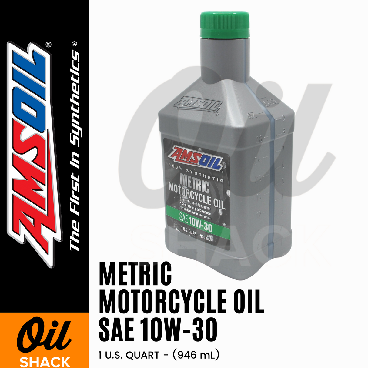 AMSOIL 10W30 METRIC ENGINE OIL FULLY SYNTHETIC (1 QUART)