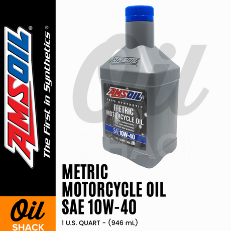 AMSOIL 10W40 METRIC ENGINE OIL FULLY SYNTHETIC (1 QUART)