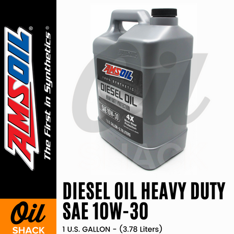 AMSOIL 10W30 DIESEL HEAVY DUTY ENGINE OIL FULLY SYNTHETIC (1 GALLON)