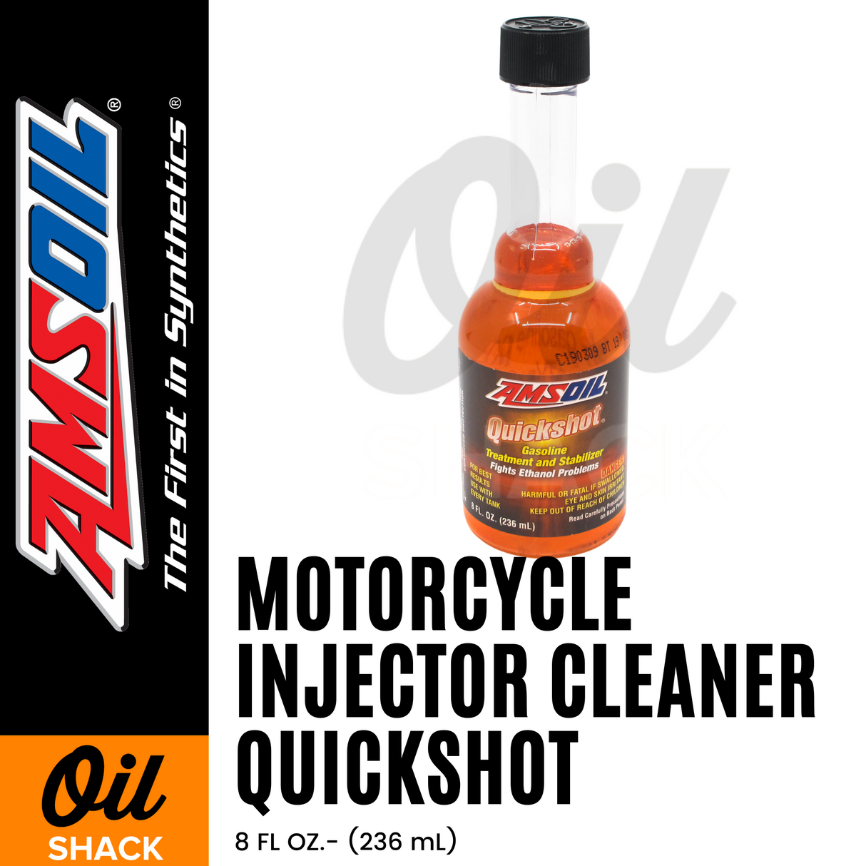 AMSOIL MOTORCYCLE INJECTOR CLEANER QUICKSHOT (6 OUNCES)