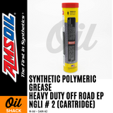 AMSOIL Polymeric Off-Road Grease NGLI #2 Synthetic (15oz Cartrdige)