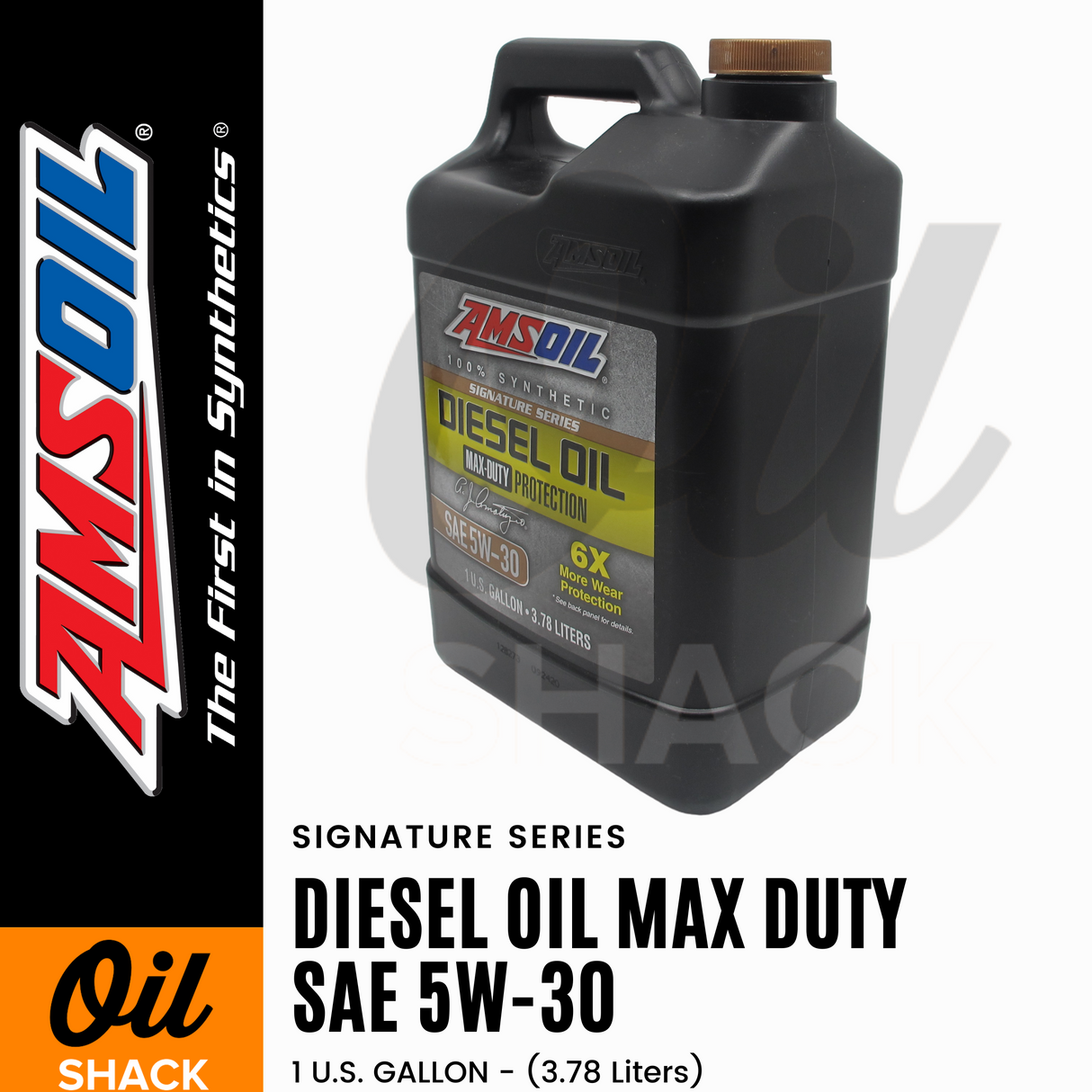 AMSOIL 5W30 DIESEL MAX DUTY ENGINE OIL FULLY SYNTHETIC (1 GALLON)