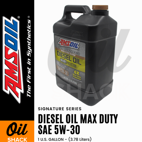 AMSOIL 5W30 DIESEL MAX DUTY ENGINE OIL FULLY SYNTHETIC (1 GALLON)