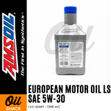 AMSOIL 5W30 LS EUROPEAN FORMULA ENGINE OIL FULLY SYNTHETIC (1 QUART)