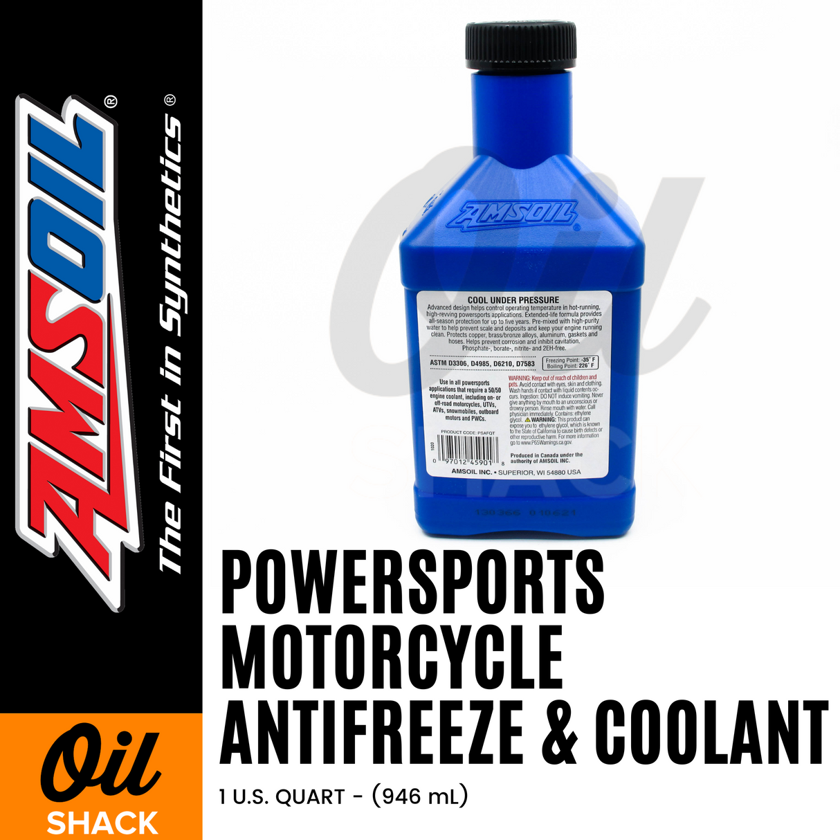 AMSOIL MOTORCYCLE COOLANT (POWERSPORTS) (1 QUART)