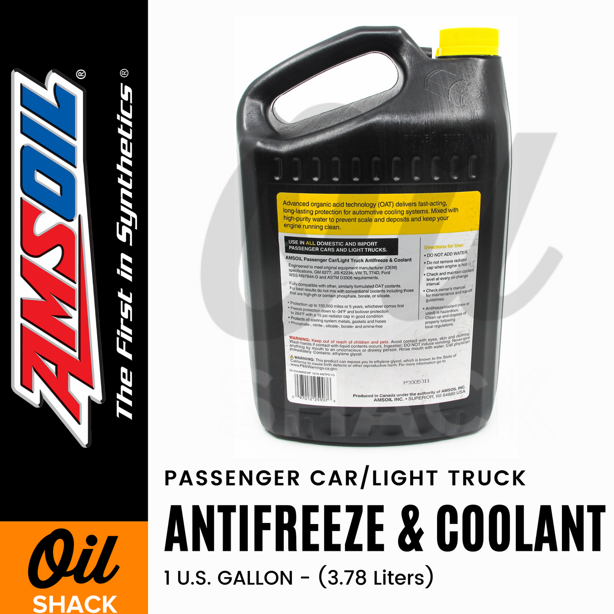 AMSOIL COOLANT PASSENGER AND LIGHT TRUCK (1 GALLON)