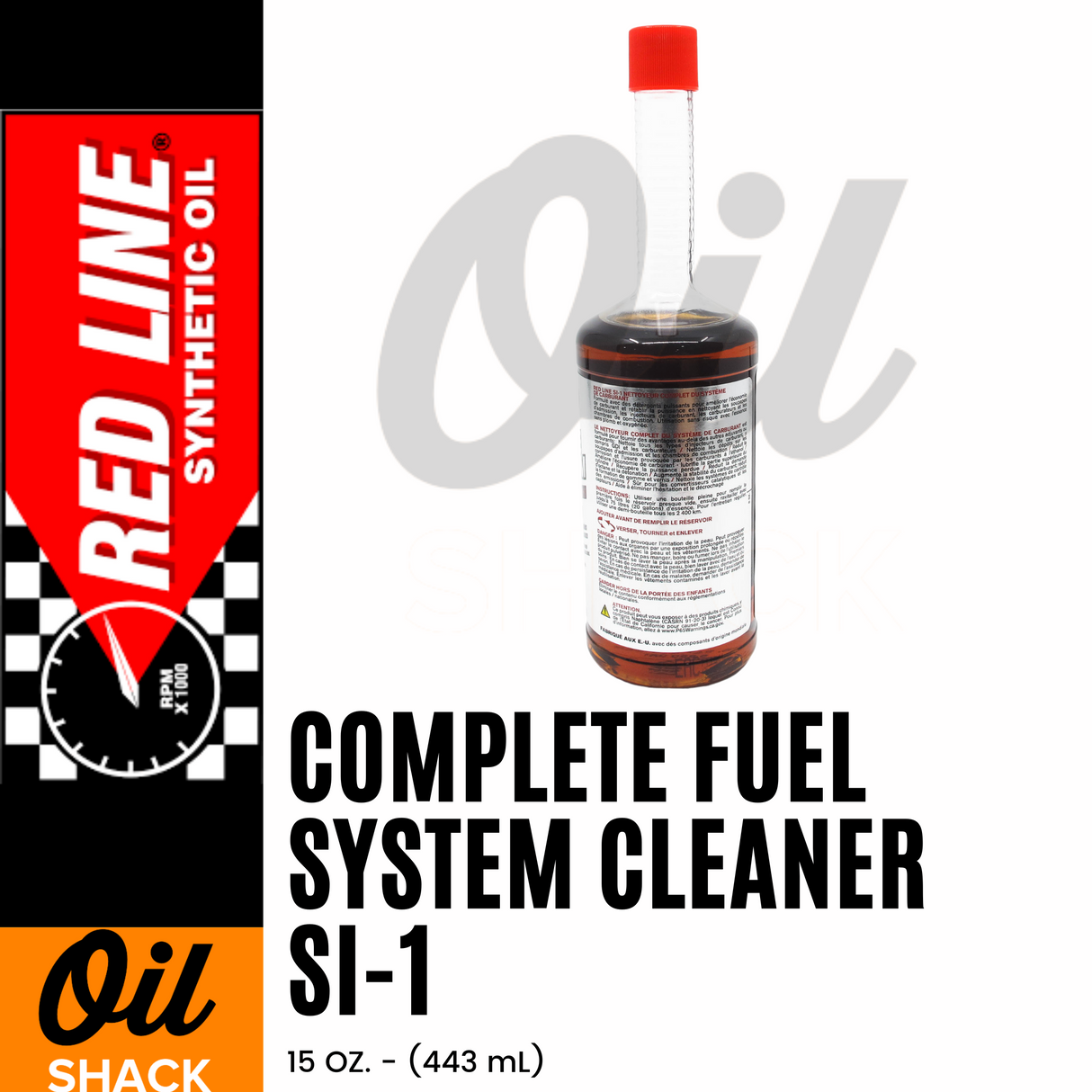 RED LINE SI-1 COMPLETE FUEL SYSTEM CLEANER  15 OZ