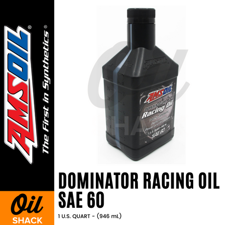 AMSOIL SAE 60 DOMINATOR ENGINE OIL FULLY SYNTHETIC (1 QUART)