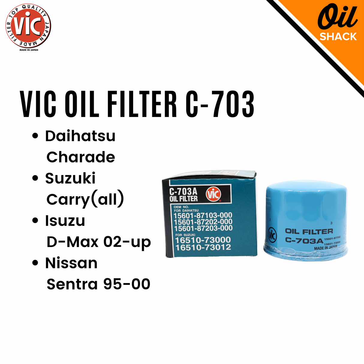 VIC OIL FILTER C-703A