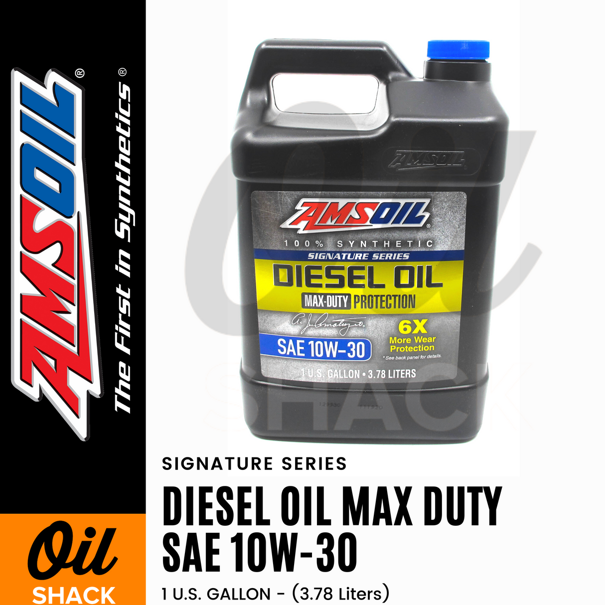 AMSOIL 10W30 DIESEL MAX DUTY ENGINE OIL FULLY SYNTHETIC (1 GALLON)