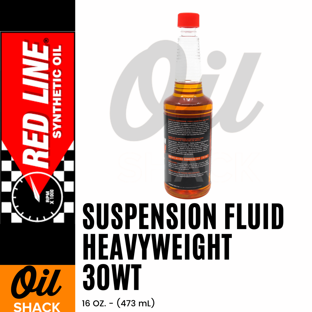 RED LINE HEAVYWEIGHT 30WT SUSPENSION FLUID | 16 OZ