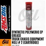 AMSOIL Truck, Chassis and Equipment Synthetic Polymeric Grease NGLI #2 (14oz Cartridge)