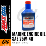 AMSOIL 25W40 MARINE ENGINE OIL SEMI-SYNTHETIC (1 QUART)