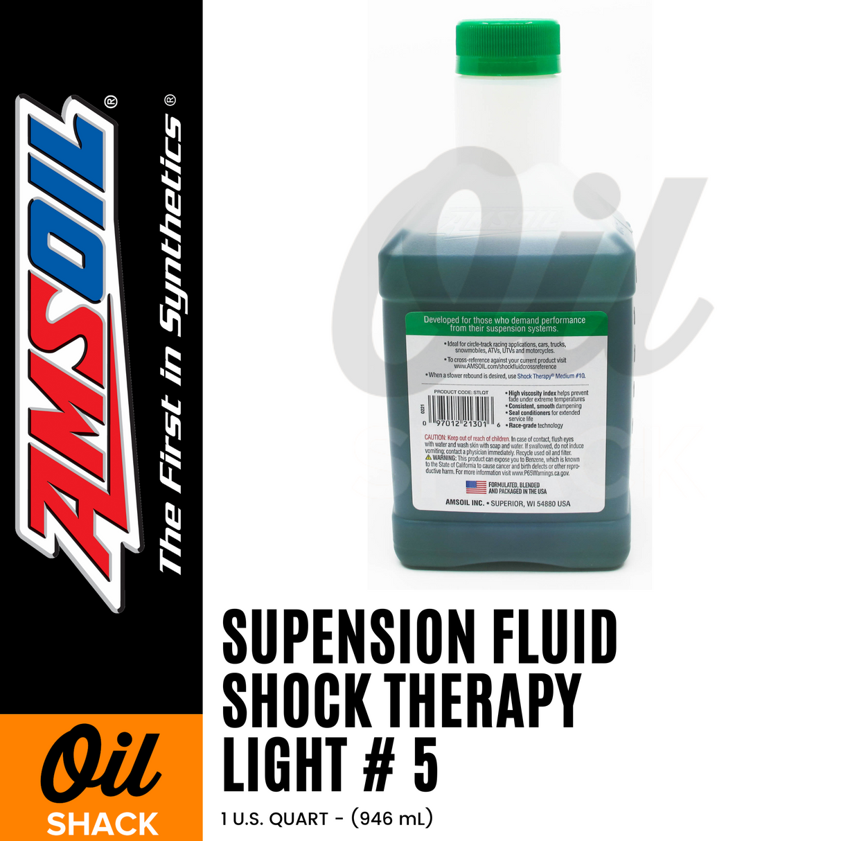 AMSOIL SUSPENSION FLUID SHOCK THERAPY #5 LIGHT (1 QUART)