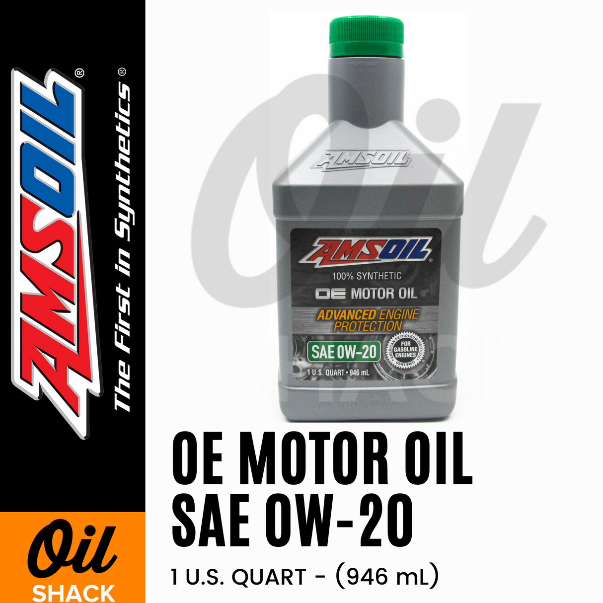 AMSOIL 0W20 OE SERIES ENGINE OIL FULLY SYNTHETIC (1 QUART)