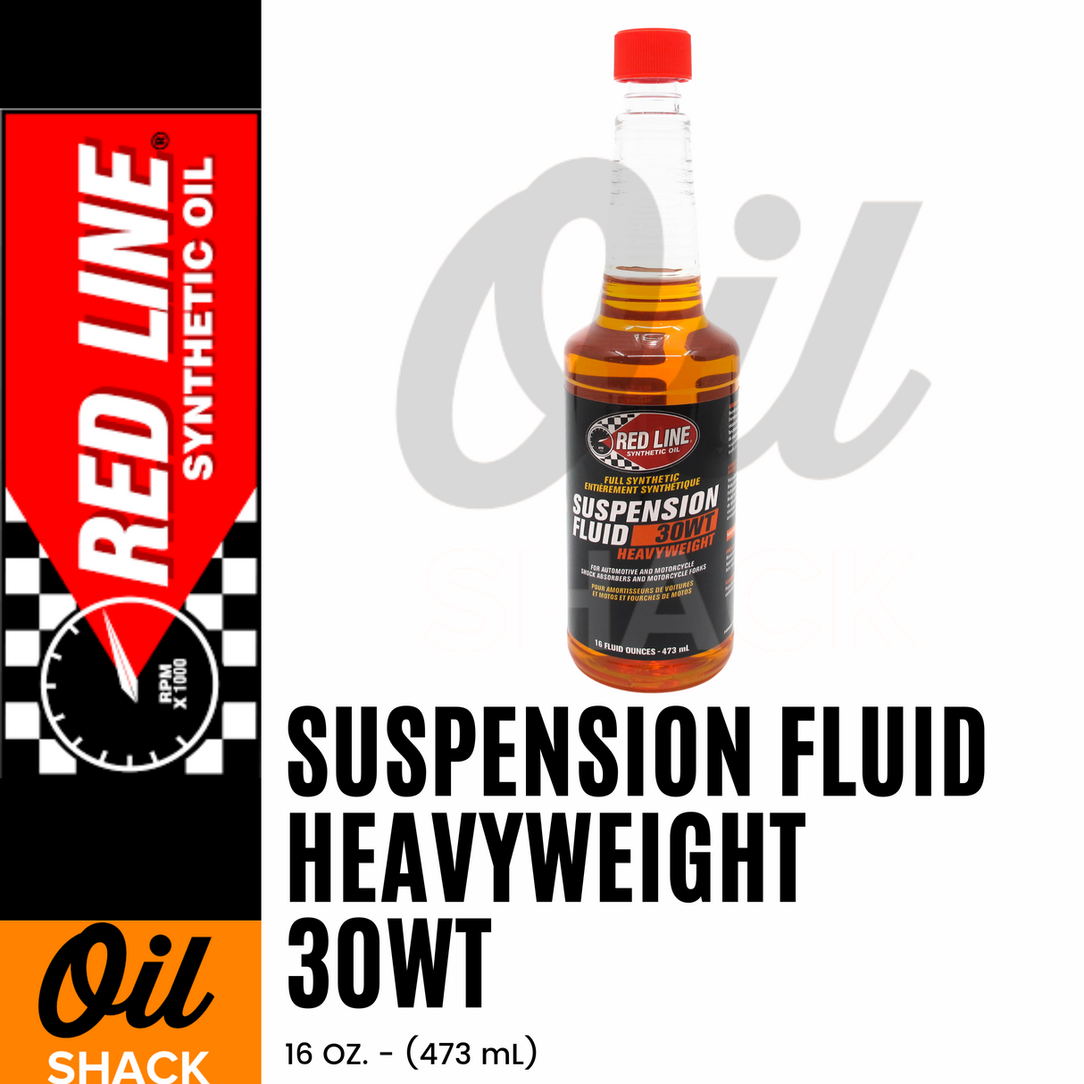 RED LINE HEAVYWEIGHT 30WT SUSPENSION FLUID | 16 OZ