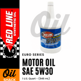 RED LINE 5W30 EURO-SERIES MOTOR OIL (1 QUART)