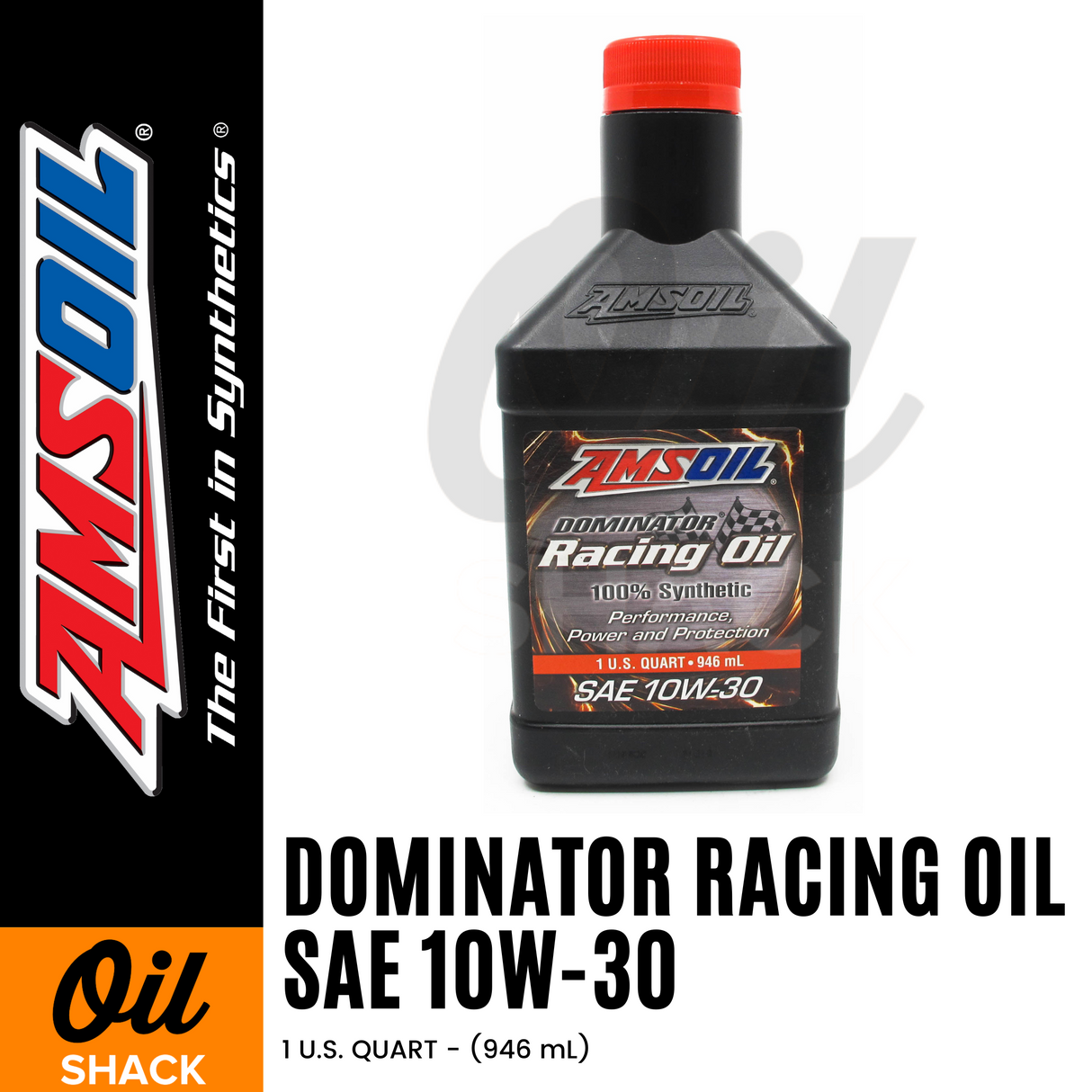 AMSOIL 10W30 DOMINATOR ENGINE OIL FULLY SYNTHETIC (1 QUART)