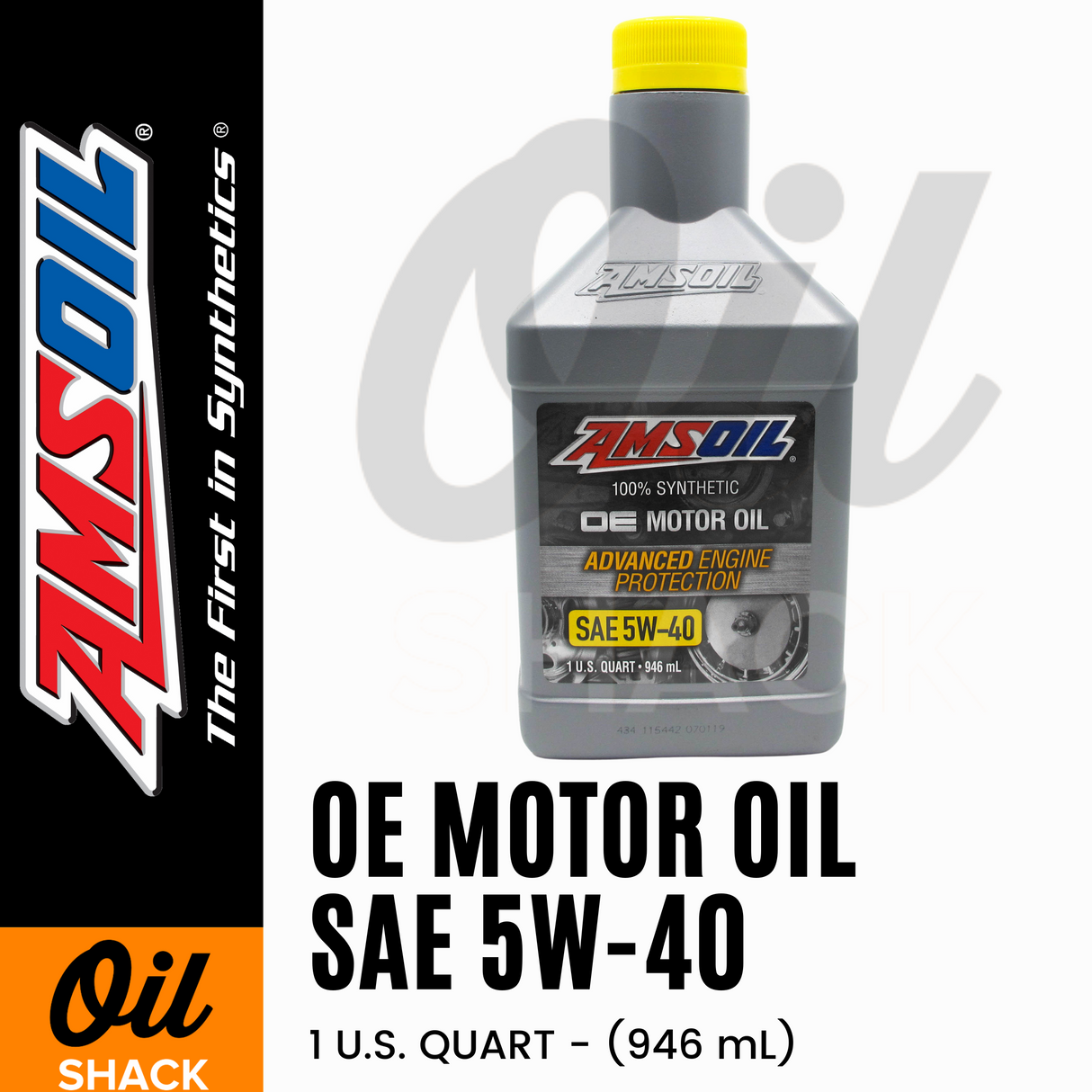 AMSOIL 5W40 OE SERIES ENGINE OIL FULLY SYNTHETIC (1 QUART)