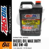 AMSOIL 5W40 DIESEL MAX DUTY ENGINE OIL FULLY SYNTHETIC (1 GALLON)