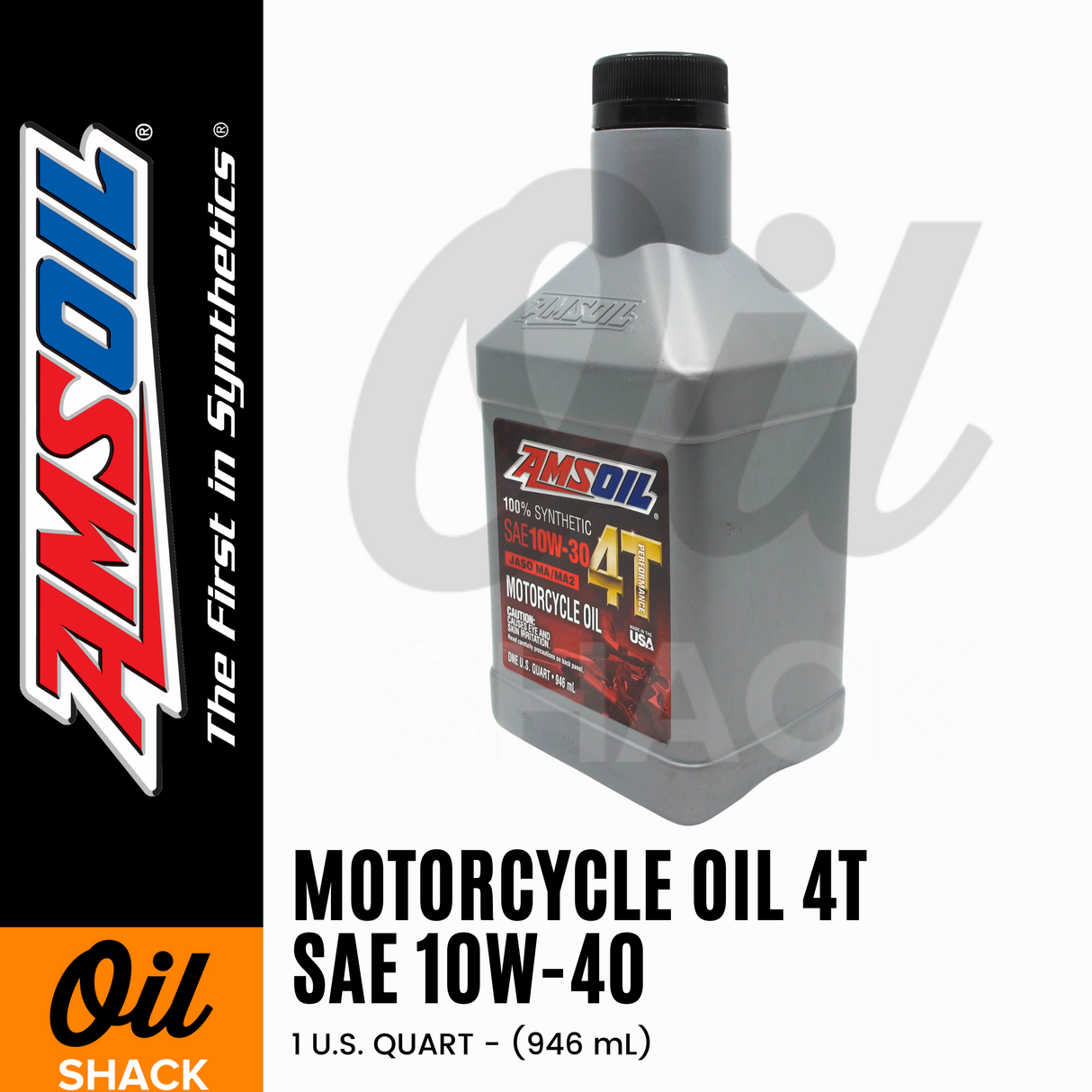 AMSOIL 10W30 4T PERFORMANCE ENGINE OIL FULLY SYNTHETIC (1 QUART)