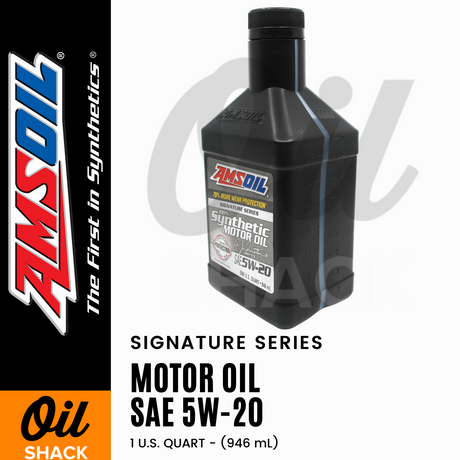 AMSOIL 5W20 SIGNATURE SERIES ENGINE OIL FULLY SYNTHETIC (1 QUART)