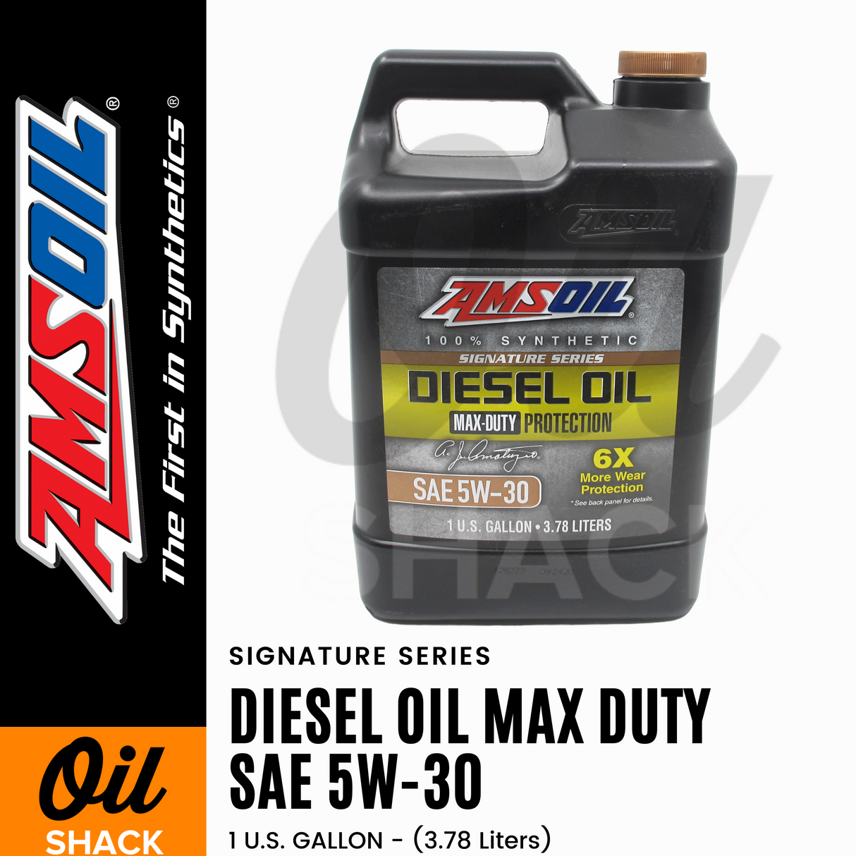 AMSOIL 5W30 DIESEL MAX DUTY ENGINE OIL FULLY SYNTHETIC (1 GALLON)