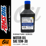 AMSOIL 10W30 SIGNATURE SERIES ENGINE OIL FULLY SYNTHETIC (1 QUART)