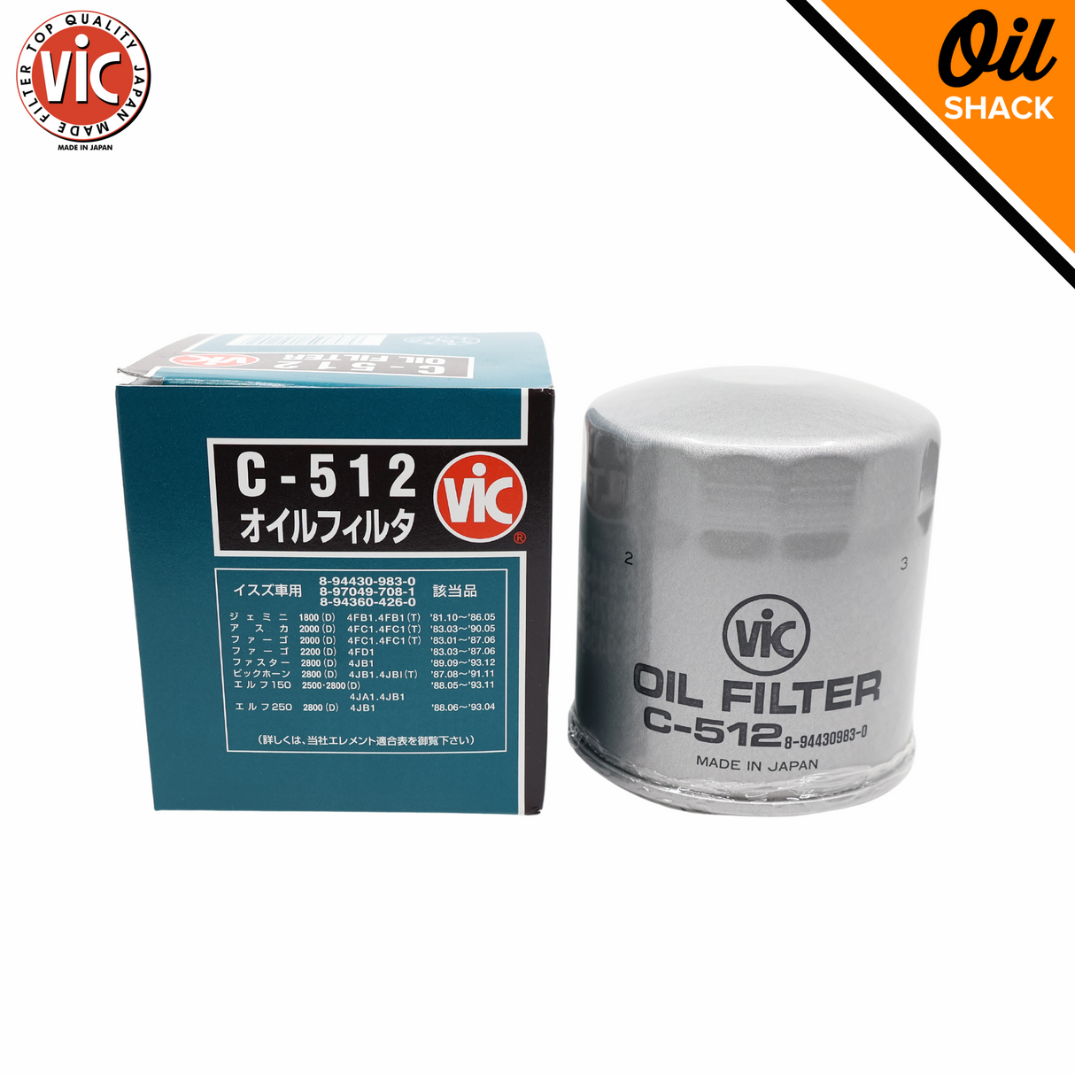 VIC OIL FILTER C-512