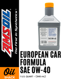 AMSOIL 0W40 EUROPEAN FORMULA CLASSIC ESP ENGINE OIL FULLY SYNTHETIC (1 QUART)