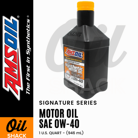 AMSOIL 0W40 SIGNATURE SERIES ENGINE OIL FULLY SYNTHETIC (1 QUART)