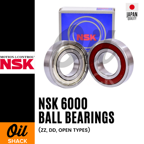 NSK 6000 Ball Bearings | ZZ, DD, OPEN Types