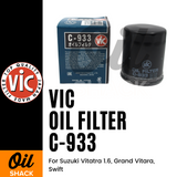 VIC C-933 Oil Filter (For Suzuki Vitatra 1.6, Grand Vitara, Swift)