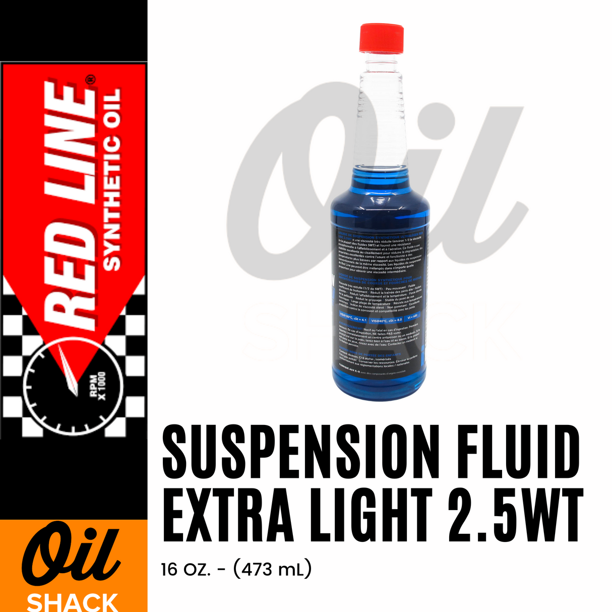 RED LINE EXTRALIGHT 2.5WT SUSPENSION FLUID | 16 OZ