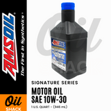 AMSOIL 10W30 SIGNATURE SERIES ENGINE OIL FULLY SYNTHETIC (1 QUART)