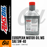 AMSOIL 5W40 MS EUROPEAN ENGINE OIL FULLY SYNTHETIC (1 QUART)