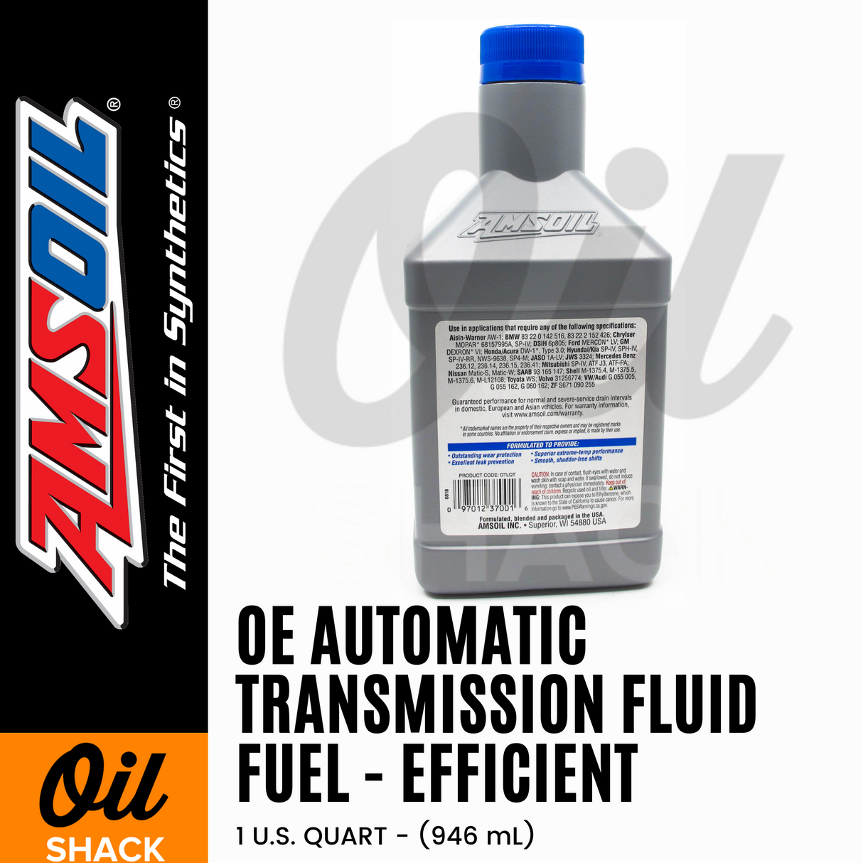 AMSOIL ATF FUEL EFFICIENT OE SERIES FULLY SYNTHETIC (1 QUART)