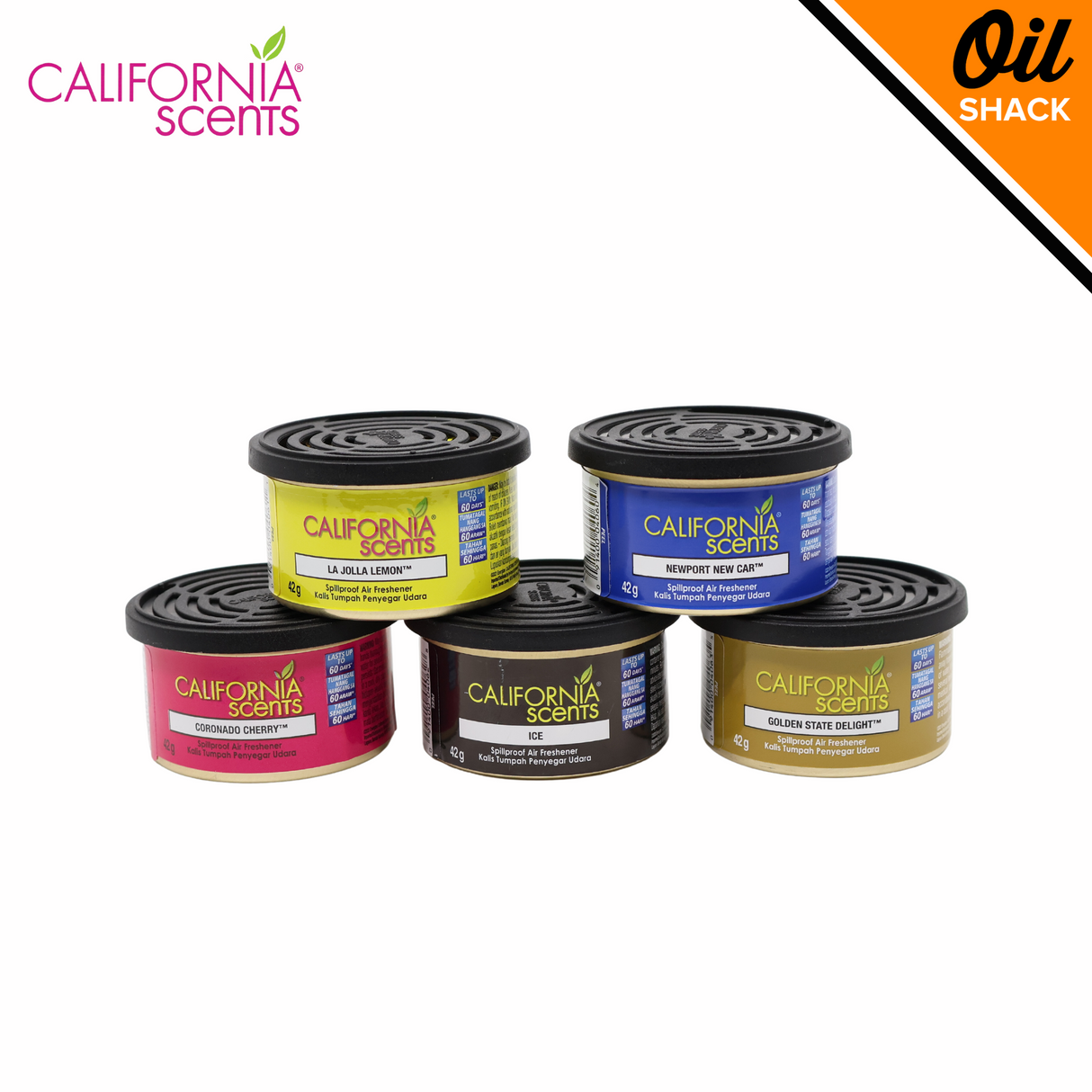 CALIFORNIA SCENTS ORGANIC CANISTER AIR FRESHENER – Oil Shack