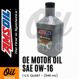 AMSOIL 0W16 OE SERIES ENGINE OIL FULLY SYNTHETIC (1 QUART)