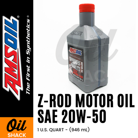 AMSOIL 20W50 Z-ROD ENGINE OIL FULLY SYNTHETIC (1 QUART)