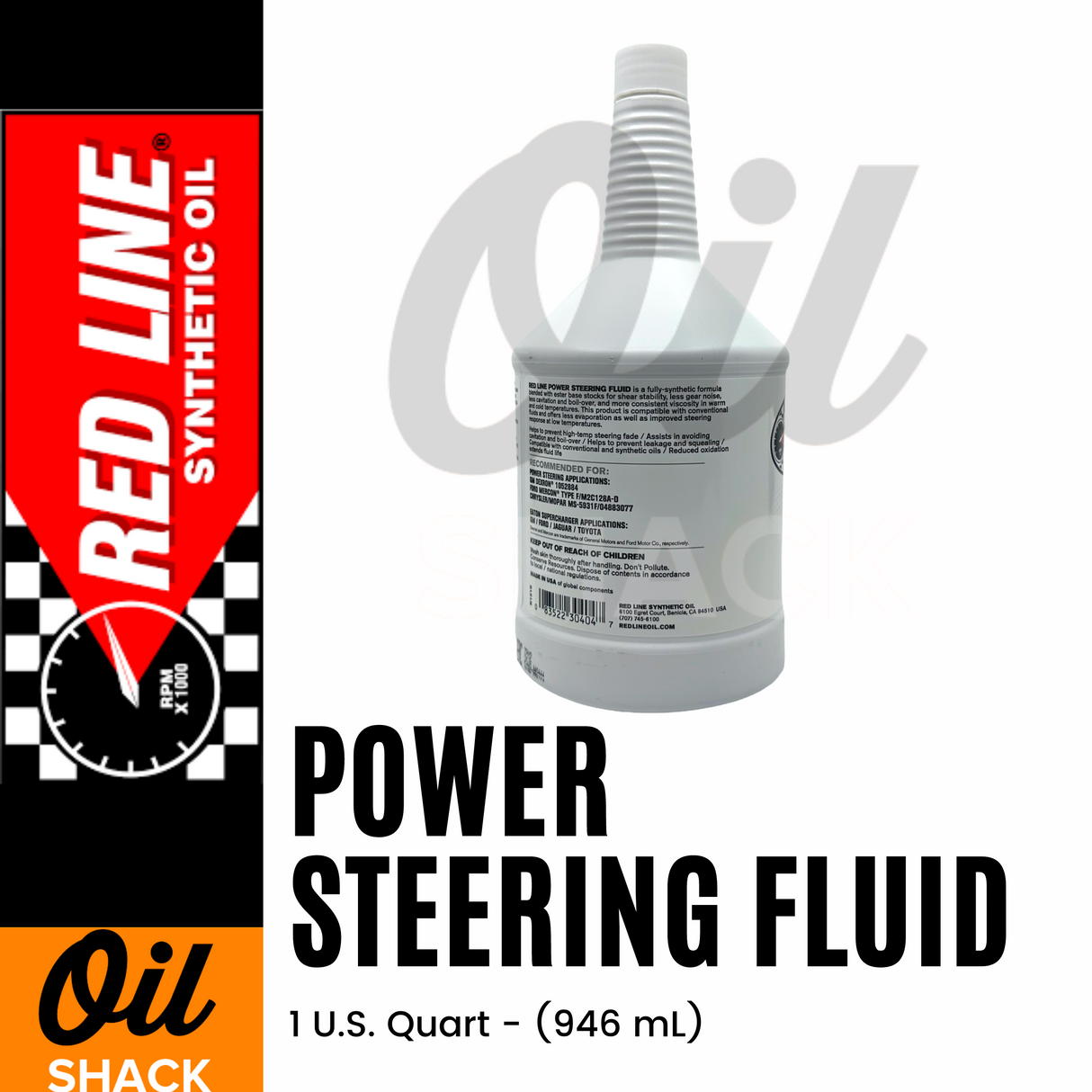 RED LINE POWER STEERING FLUID