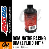 AMSOIL BRAKE FLUID DOMINATOR DOT 4 FULLY SYNTHETIC (12 OUNCES)