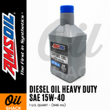 AMSOIL 15W40 DIESEL HEAVY DUTY ENGINE OIL FULLY SYNTHETIC (1 QUART)