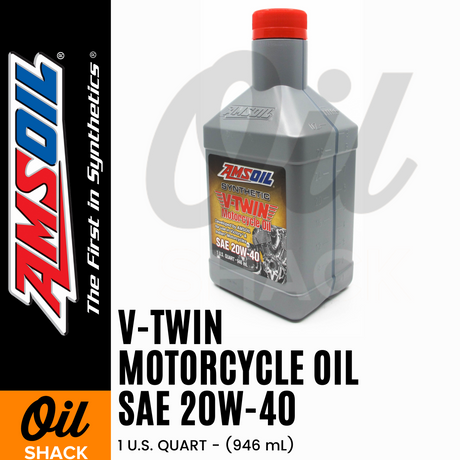 AMSOIL 20W40 V-TWIN ENGINE OIL FULLY SYNTHETIC (1 QUART)