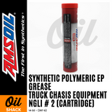 AMSOIL Truck, Chassis and Equipment Synthetic Polymeric Grease NGLI #2 (14oz Cartridge)