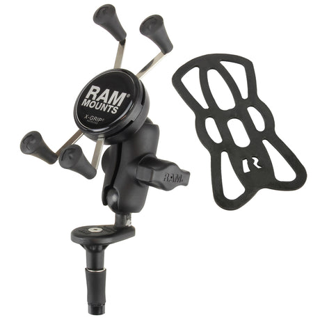 RAM MOUNTS | RAM-B-176-A-UN7U | X-Grip® Phone Holder with Motorcycle Fork Stem Base