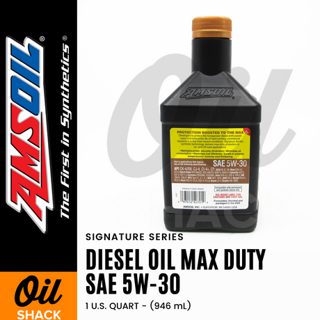 AMSOIL 5W30 DIESEL MAX DUTY ENGINE OIL FULLY SYNTHETIC (1 QUART)