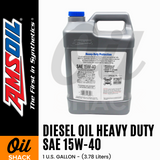 AMSOIL 15W40 DIESEL HEAVY DUTY ENGINE OIL FULLY SYNTHETIC (1 GALLON)