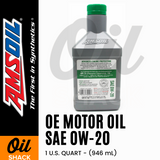 AMSOIL 0W20 OE SERIES ENGINE OIL FULLY SYNTHETIC (1 QUART)